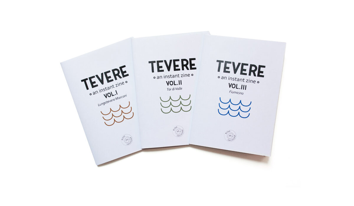 copertine della serie di fanzine fotografiche "Tevere"