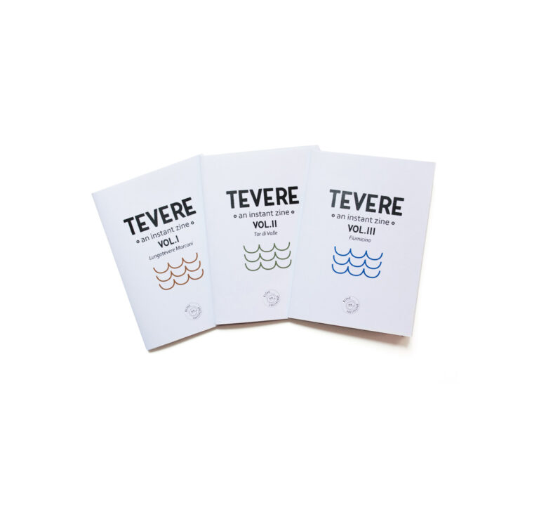 copertine della serie di fanzine fotografiche "Tevere"