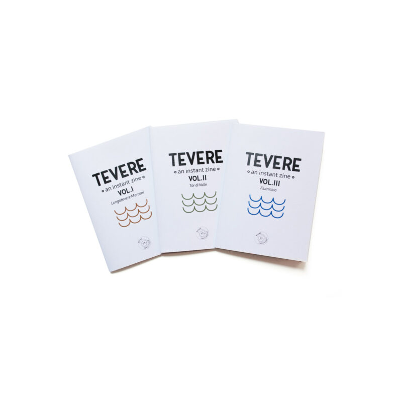 copertine della serie di fanzine fotografiche "Tevere"