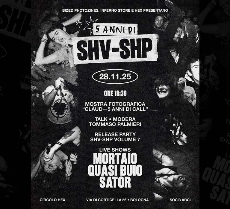 SHV-SHP vol.7 a Bologna - locandina dell'evento