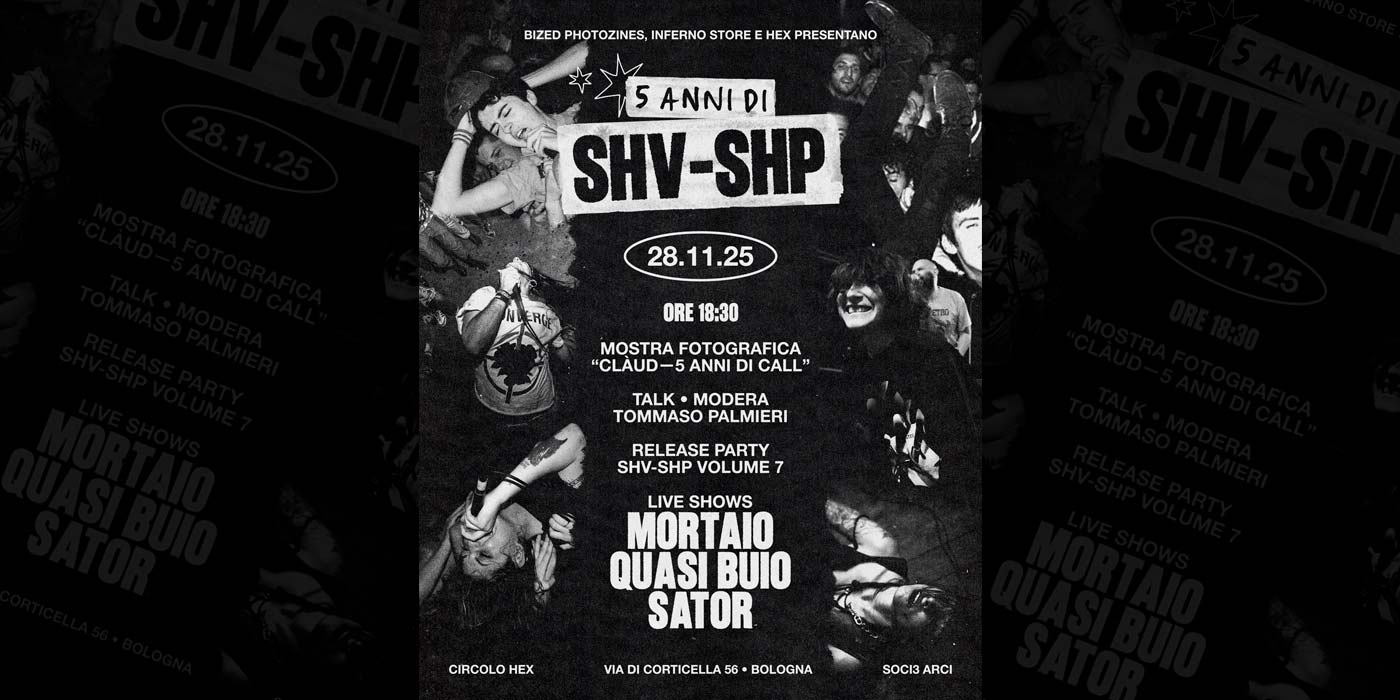 SHV-SHP vol.7 a Bologna - locandina dell'evento